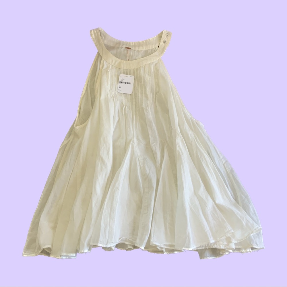 NWT Free People Multi-Layered Frilly and Flowy Tank Top